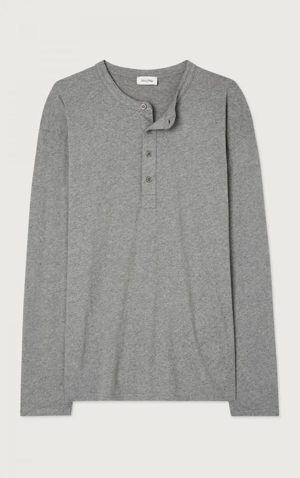 American Vintage Long Sleeve TShirts Men TShirt Vupaville Heather Grey