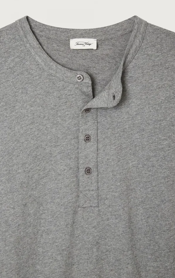 American Vintage Long Sleeve TShirts Men TShirt Vupaville Heather Grey