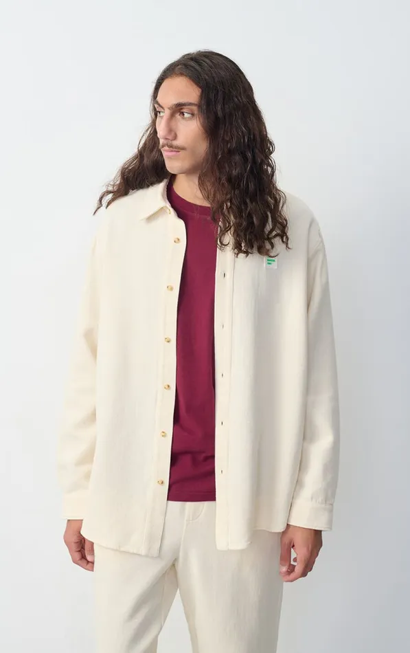 American Vintage Shirts Men Shirt Afaz Ecru
