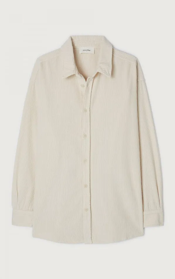 American Vintage Shirts Men Shirt Padow Ecru Vintage American Vintage Shirts Men Shirt Padow Ecru Vintage