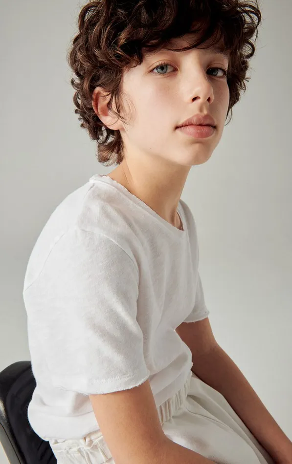 American Vintage Short Sleeve TShirts Kids TShirt Sonoma White American Vintage Short Sleeve TShirts Kids TShirt Sonoma White