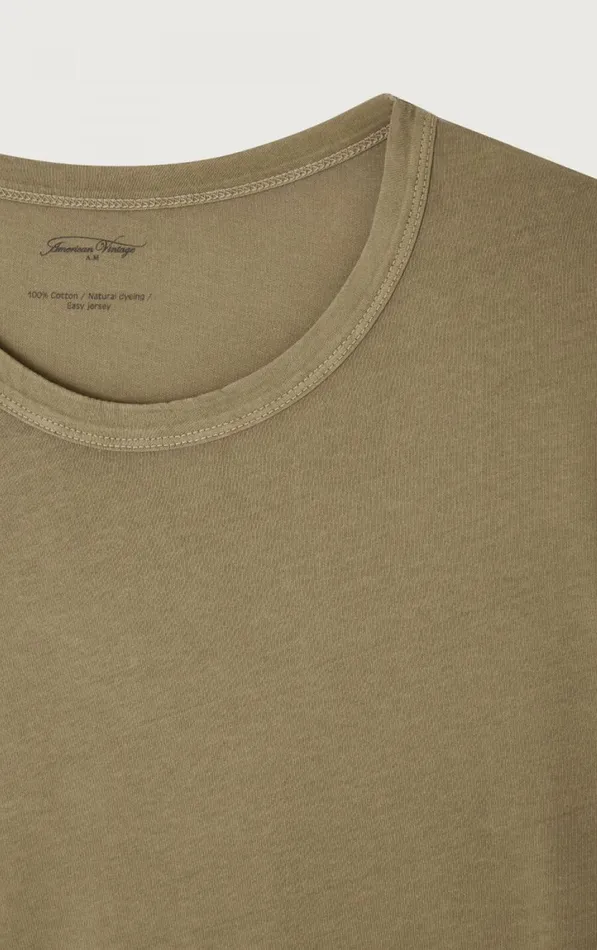 American Vintage Short Sleeve TShirts Men TShirt Devon Vintage Buff American Vintage Short Sleeve TShirts Men TShirt Devon Vintage Buff