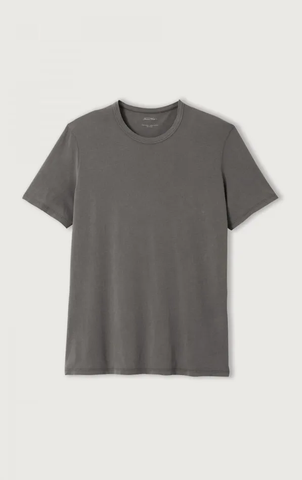 American Vintage Short Sleeve TShirts Men TShirt Devon Vintage Slate American Vintage Short Sleeve TShirts Men TShirt Devon Vintage Slate