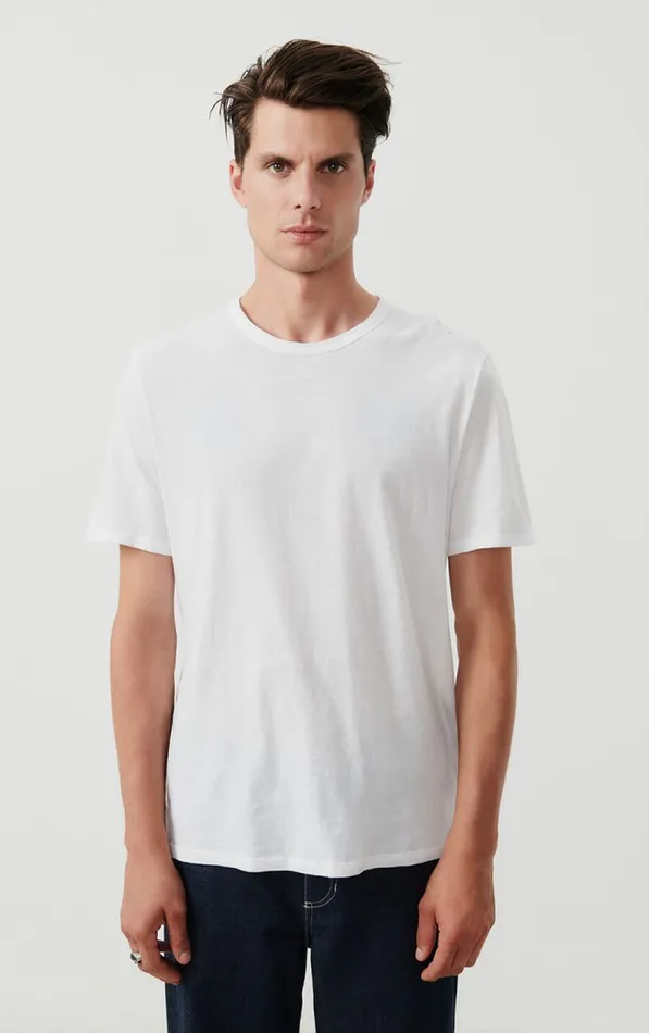 American Vintage Short Sleeve TShirts Men TShirt Fakobay White