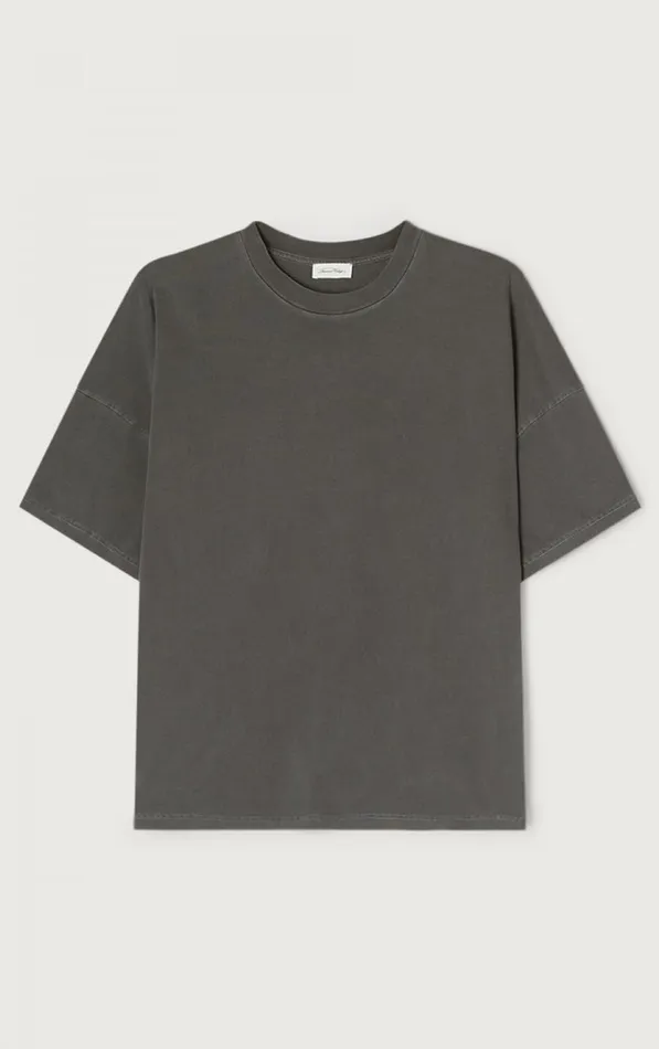 American Vintage Short Sleeve TShirts Men TShirt Fizvalley Vintage Carbon
