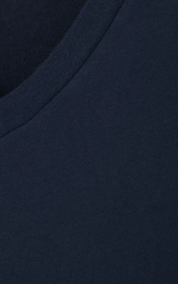 American Vintage Short Sleeve TShirts Men TShirt Gamipy Navy
