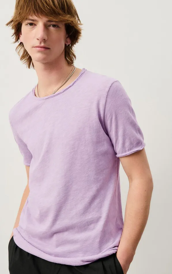 American Vintage Short Sleeve TShirts Men TShirt Sonoma Vintage Wisteria
