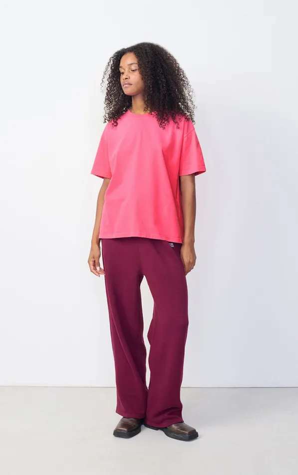 American Vintage Short Sleeve TShirts Women TShirt Fizvalley Fluo Pink American Vintage Short Sleeve TShirts Women TShirt Fizvalley Fluo Pink