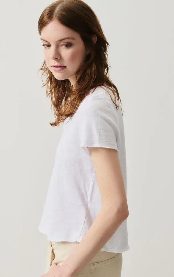 American Vintage Short Sleeve TShirts Women TShirt Sonoma White American Vintage Short Sleeve TShirts Women TShirt Sonoma White