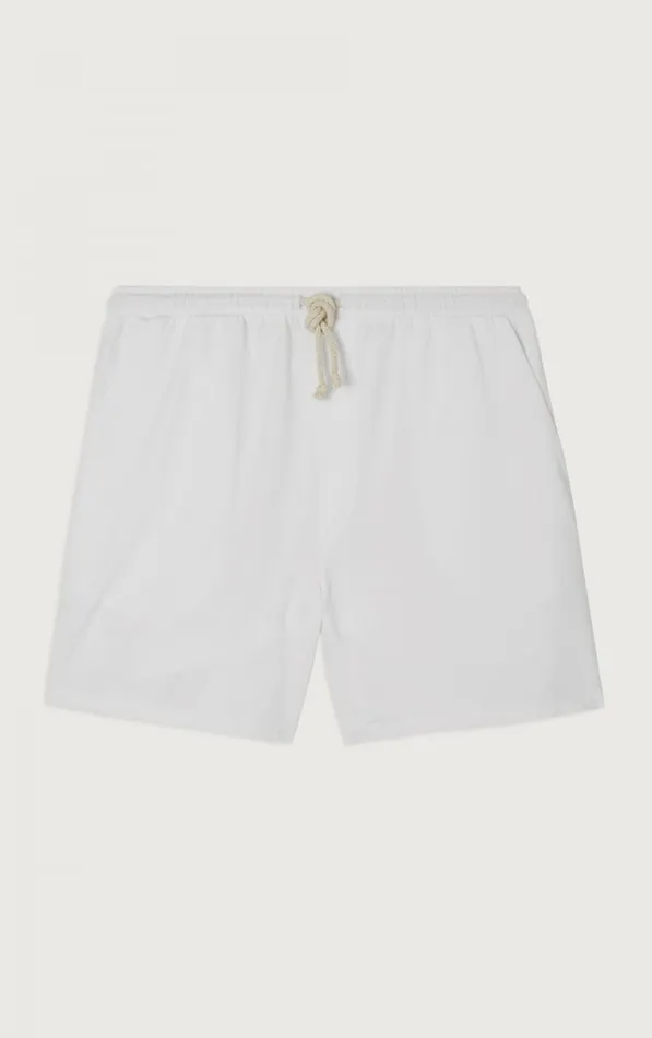 American Vintage Shorts Men Shorts Fizvalley White