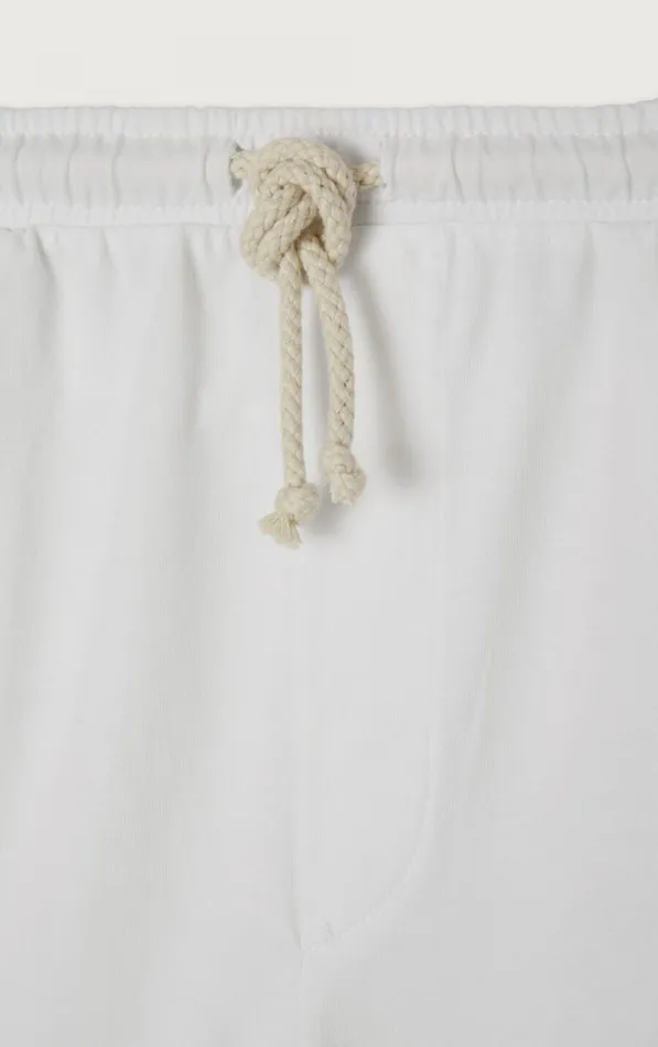American Vintage Shorts Men Shorts Fizvalley White