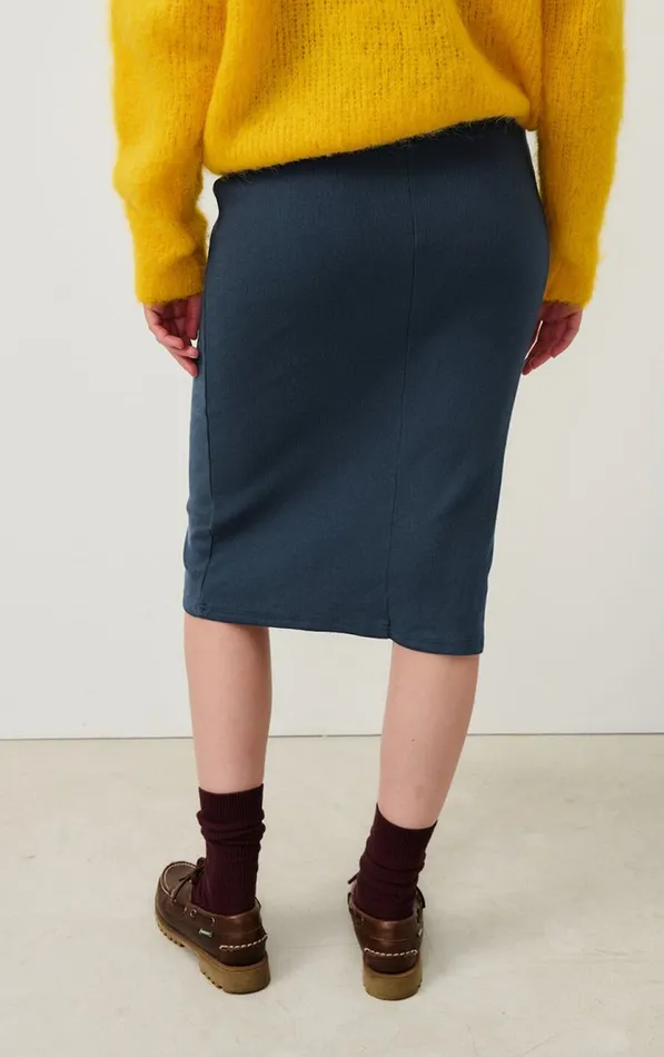 American Vintage Skirts Women Skirt Blarow Melange Navy American Vintage Skirts Women Skirt Blarow Melange Navy