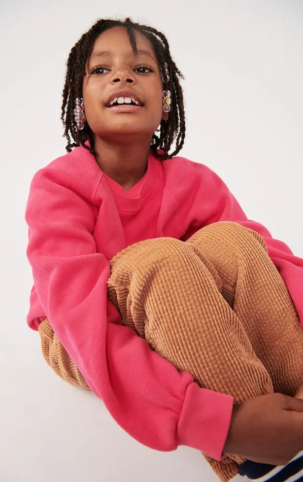 American Vintage Sweatshirts Kids Sweatshirt Izubird Fluorescent Hortensia American Vintage Sweatshirts Kids Sweatshirt Izubird Fluorescent Hortensia