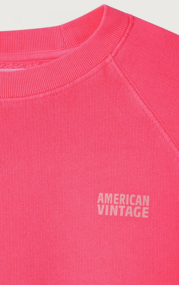 American Vintage Sweatshirts Kids Sweatshirt Izubird Fluorescent Hortensia American Vintage Sweatshirts Kids Sweatshirt Izubird Fluorescent Hortensia