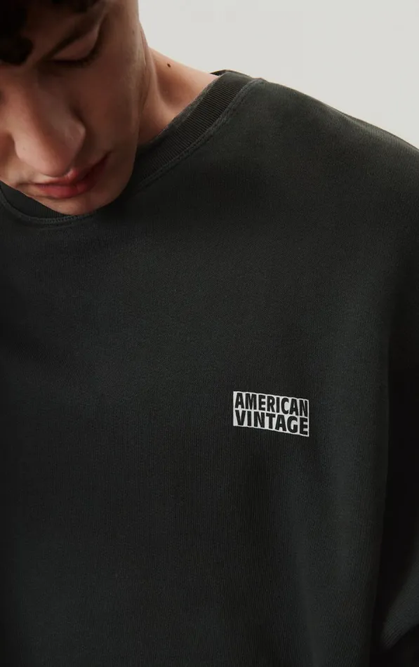 American Vintage Sweatshirts Men Sweatshirt Izubird Vintage Carbon American Vintage Sweatshirts Men Sweatshirt Izubird Vintage Carbon