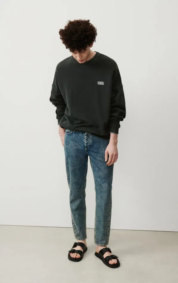 American Vintage Sweatshirts Men Sweatshirt Izubird Vintage Carbon American Vintage Sweatshirts Men Sweatshirt Izubird Vintage Carbon