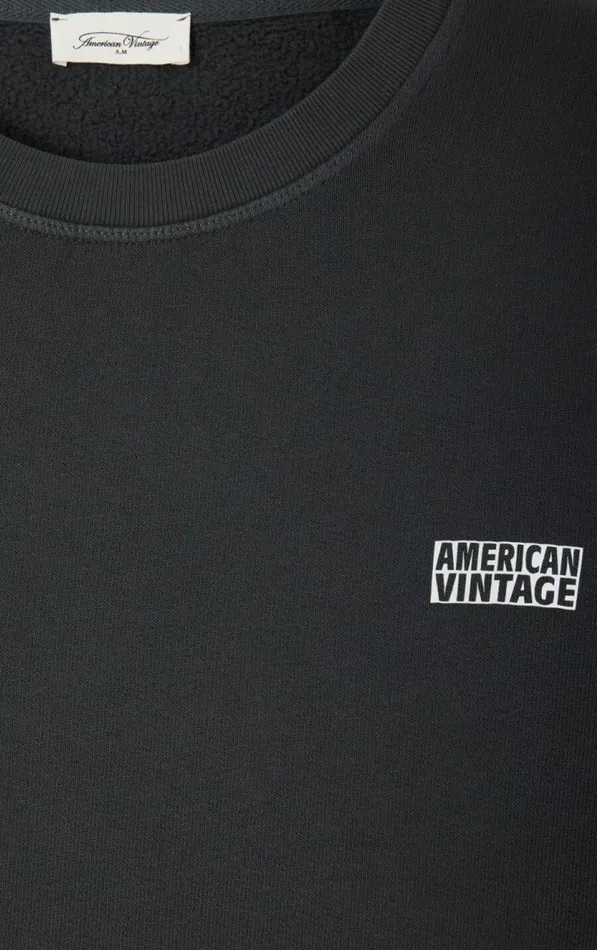 American Vintage Sweatshirts Men Sweatshirt Izubird Vintage Carbon American Vintage Sweatshirts Men Sweatshirt Izubird Vintage Carbon