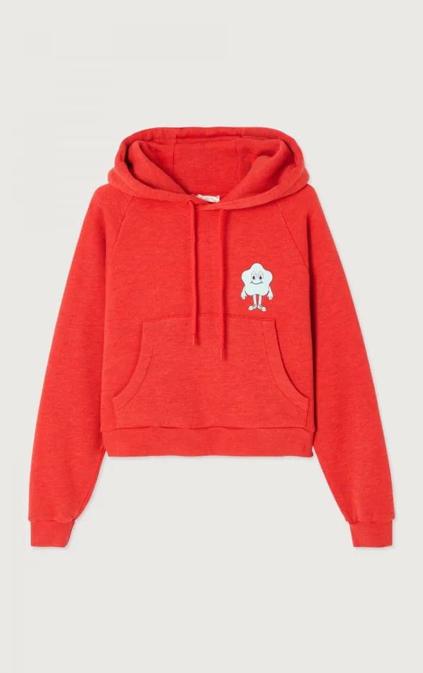 American Vintage Sweatshirts Women Sweatshirt Doven Overdyed Chili Pepper