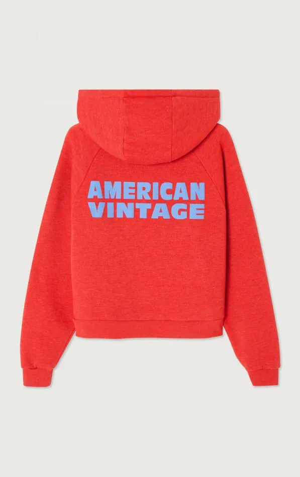 American Vintage Sweatshirts Women Sweatshirt Doven Overdyed Chili Pepper
