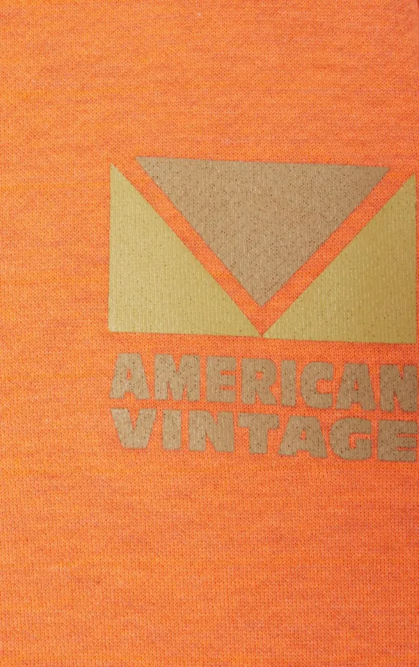 American Vintage Sweatshirts Women Sweatshirt Doven Overdyed Fluorescent Vitamins