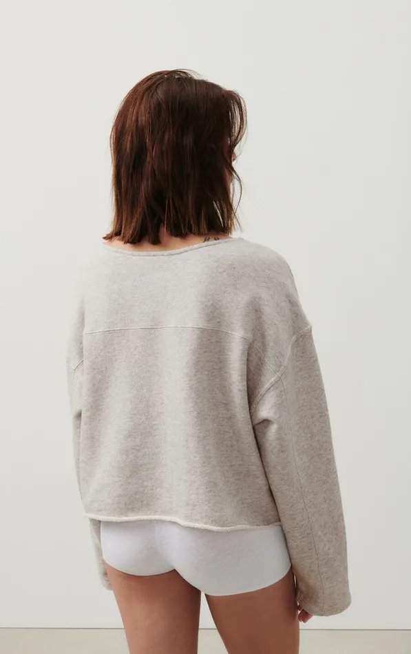 American Vintage Sweatshirts Women Sweatshirt Kodytown Polar Melange American Vintage Sweatshirts Women Sweatshirt Kodytown Polar Melange