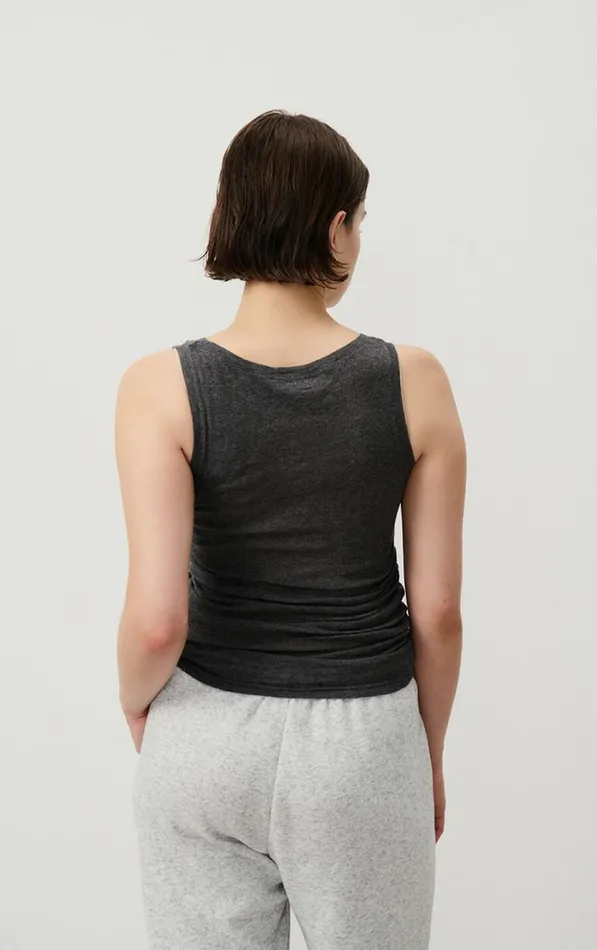 American Vintage Tops and Tanktops Women Tank Top Massachusetts Melange Charcoal American Vintage Tops and Tanktops Women Tank Top Massachusetts Melange Charcoal
