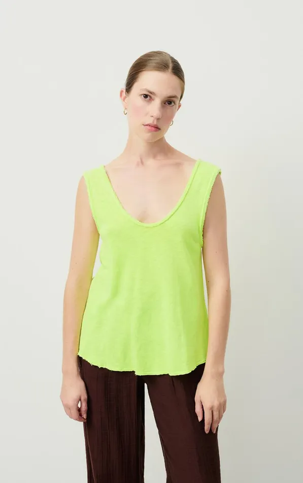 American Vintage Tops and Tanktops Women Tank Top Sonoma Neon Yellow