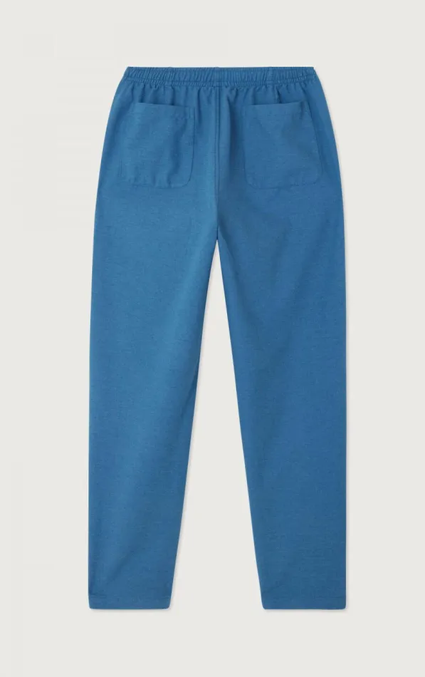 American Vintage Trousers Men Trousers Dakota Melange Mediterranean American Vintage Trousers Men Trousers Dakota Melange Mediterranean