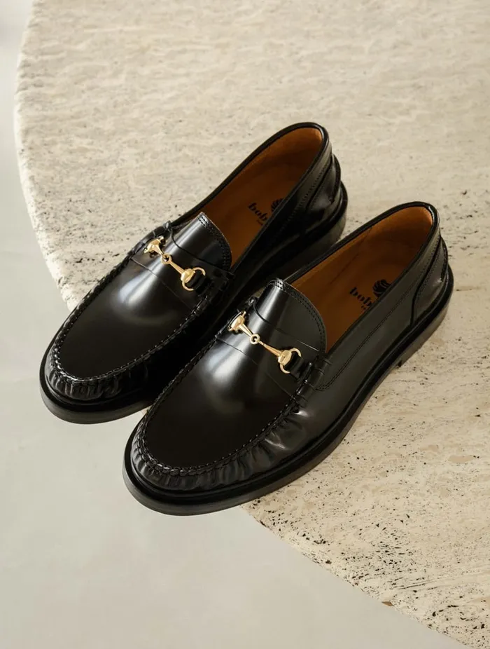 Andrey Siyah Black Men Bobbies Loafers