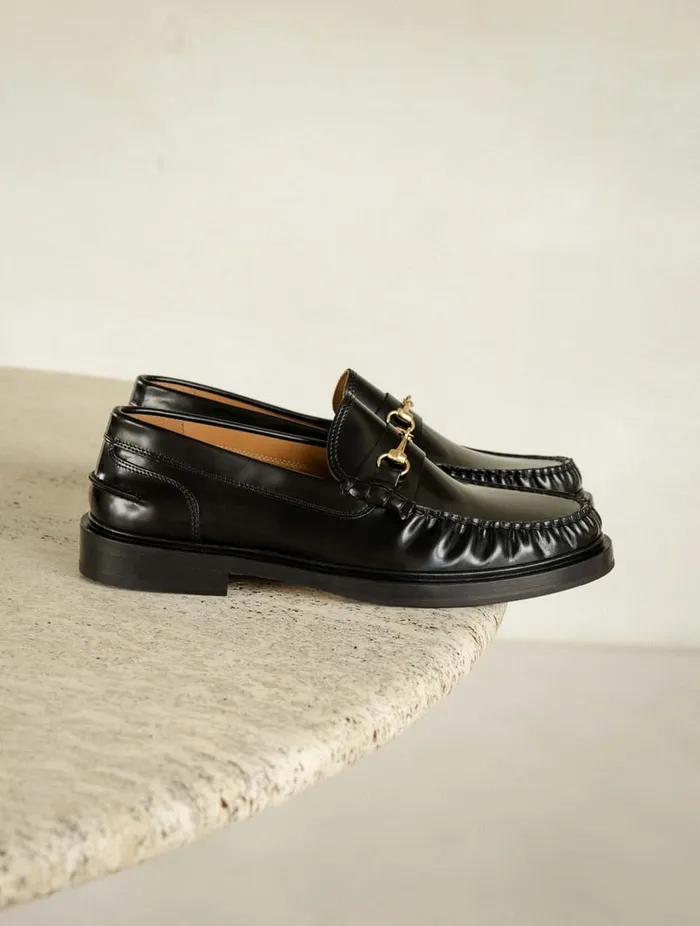 Andrey Siyah Black Men Bobbies Loafers