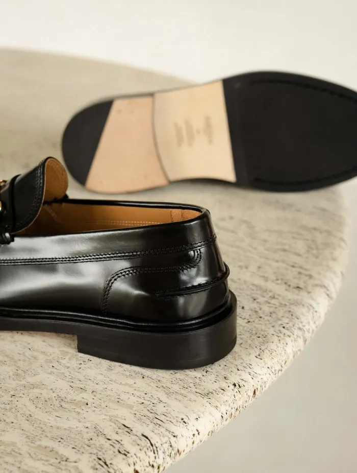 Andrey Siyah Black Men Bobbies Loafers