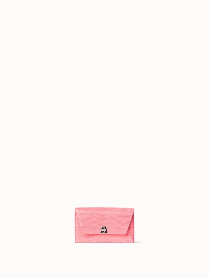 Anouk Envelope Bag In Lamb Skin Nubuck With Shiny Lizard Finish Blossom Women Akris Crossbody Bags Anouk Envelope Bag In Lamb Skin Nubuck With Shiny Lizard Finish Blossom Women Akris Crossbody Bags