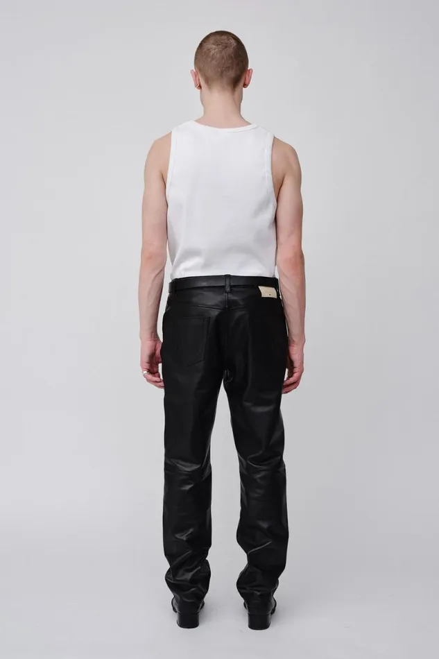 Atlas Leather 8211 Black Men Won Hundred Trousers