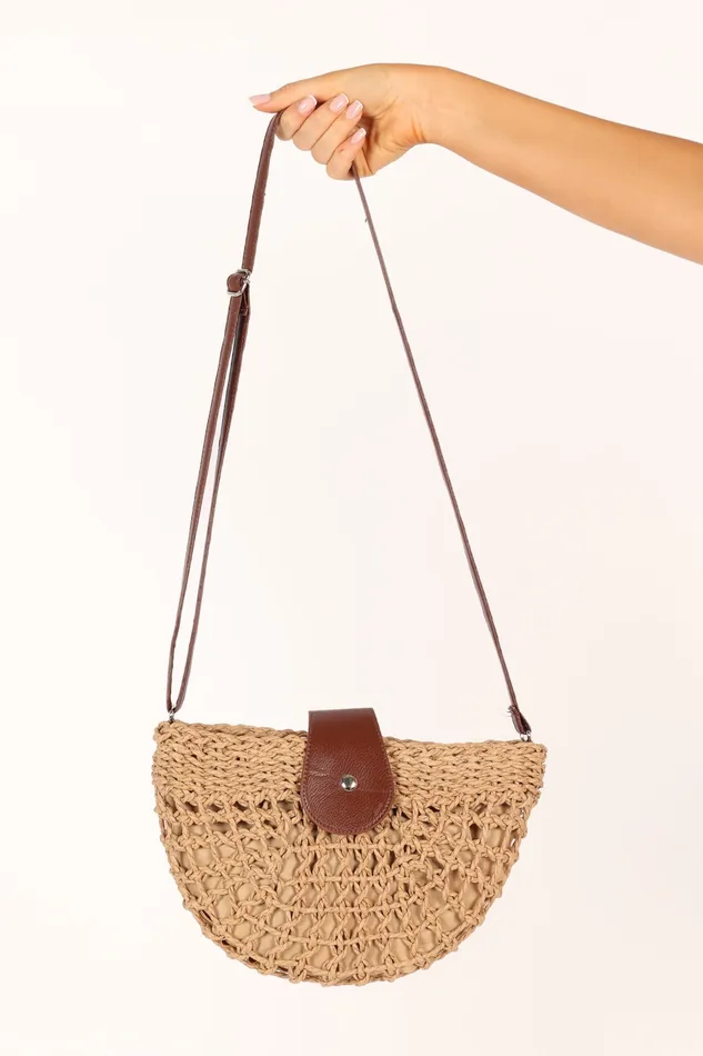 Bags and Wallets Women petalandpup Isle Straw Crossbody Bag 8211 Natural Natural