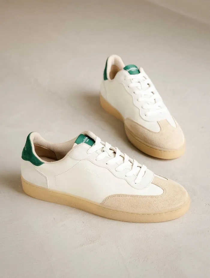Bahia Off White and Imperial Green Women Bobbies Sneakers Bahia Off White and Imperial Green Women Bobbies Sneakers