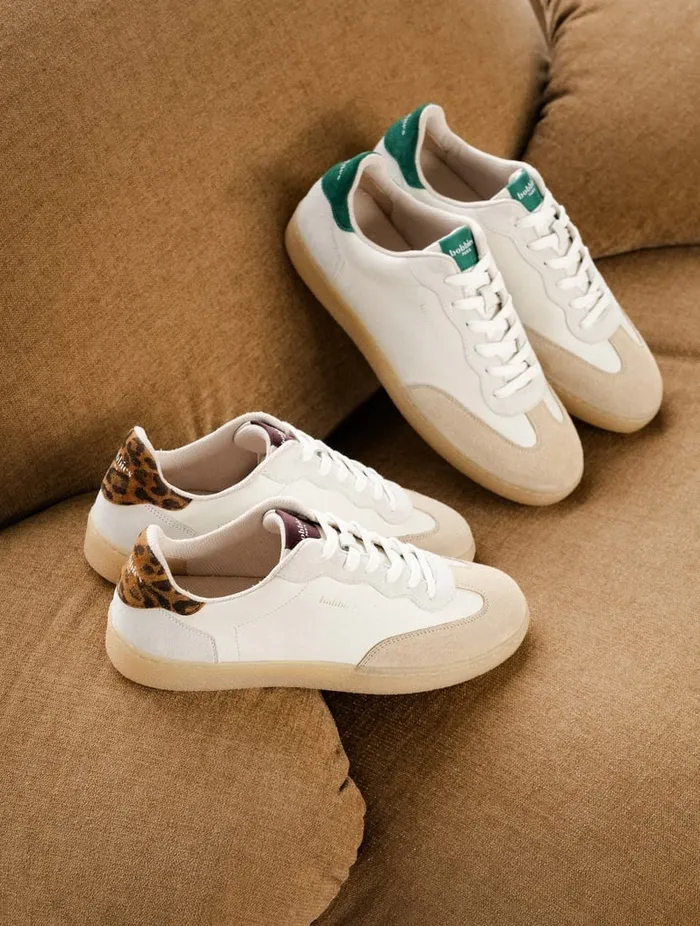 Bahia Off White and Imperial Green Women Bobbies Sneakers Bahia Off White and Imperial Green Women Bobbies Sneakers