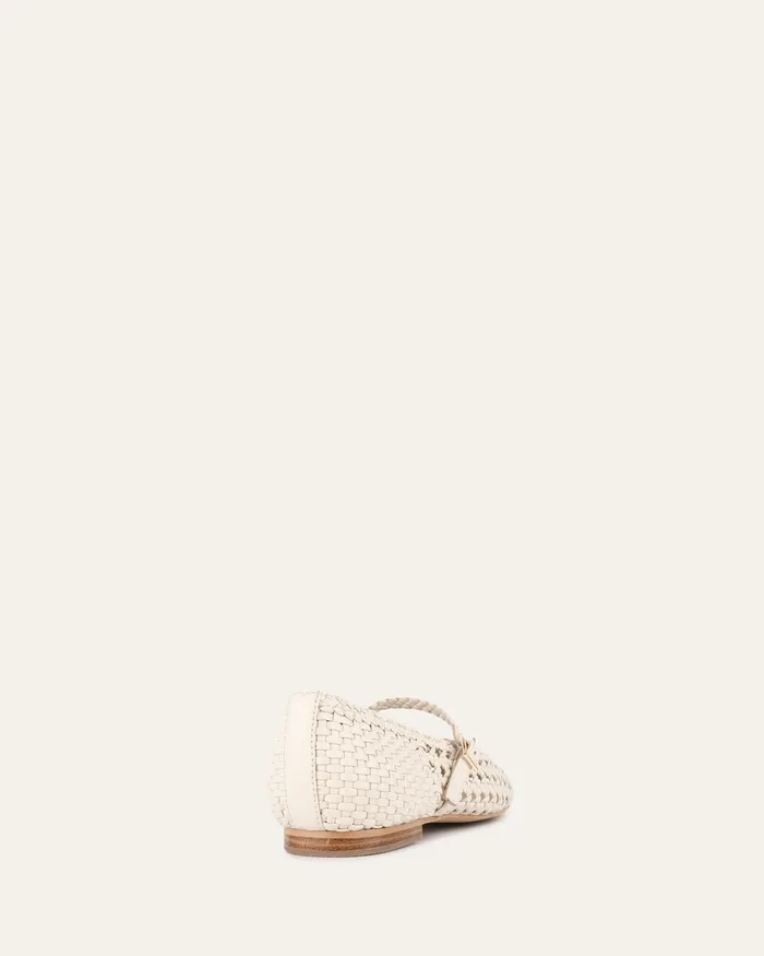 BALLET Women Willis casual flats off white leather jomercer