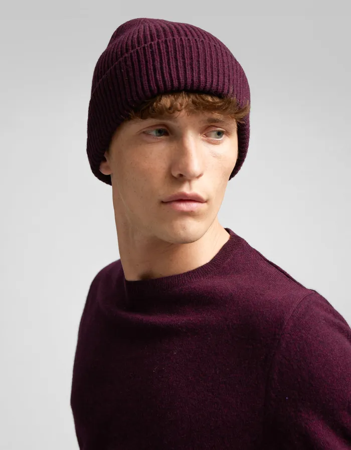 Beanies Men Colorfulstandard Merino Wool Beanie 8211 Desert Khaki