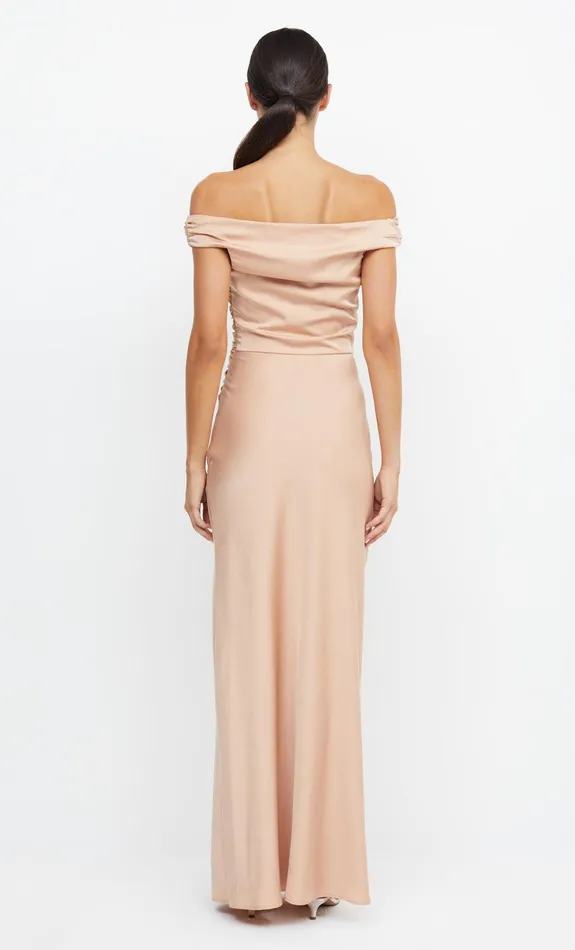 Bec Bridge Bridesmaids Dresses ETERNITY OFF SHOULDER MAXI Rose Gold 8211 Women