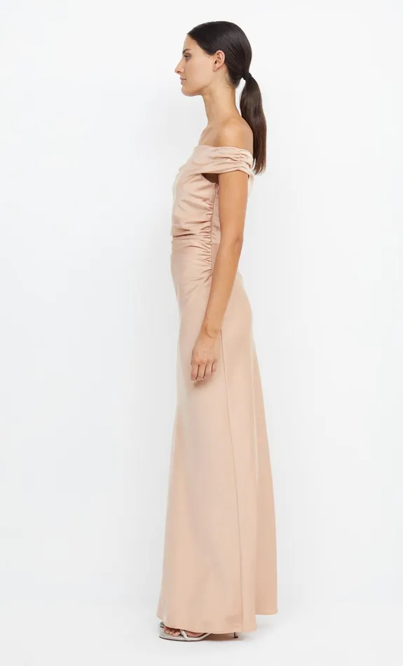 Bec Bridge Bridesmaids Dresses ETERNITY OFF SHOULDER MAXI Rose Gold 8211 Women