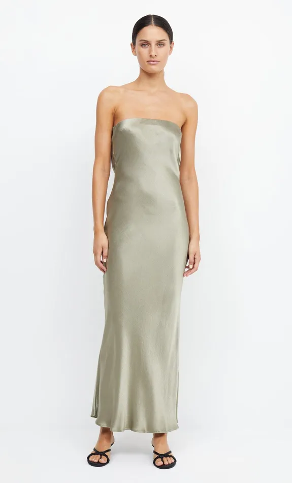 Bec Bridge Bridesmaids Dresses MOON DANCE STRAPLESS DRESS Sage 8211 Women