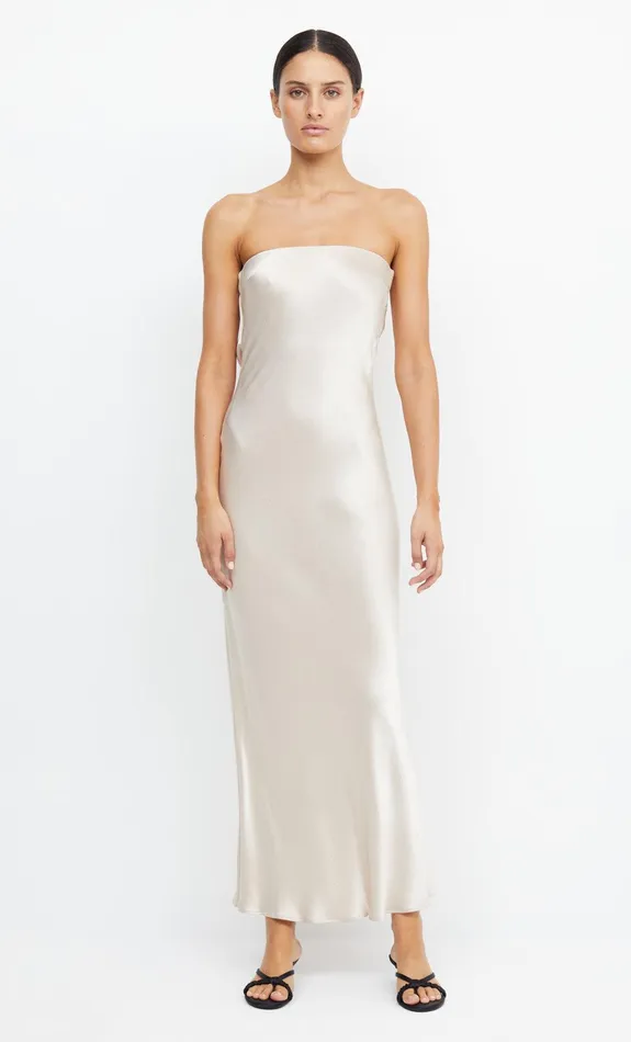 Bec Bridge Dresses MOON DANCE STRAPLESS DRESS Sand 8211 Women