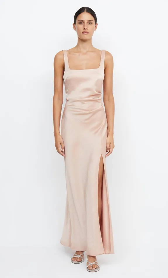 Bec Bridge Dresses THE DREAMER SQUARE NECK DRESS Rose Gold 8211 Women