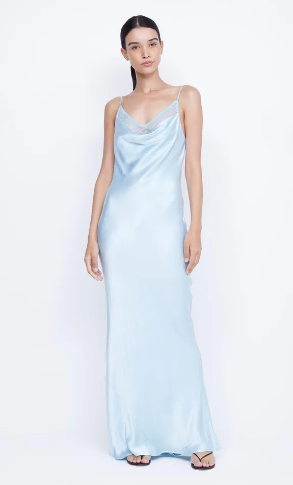 Bec Bridge Event Wear Dresses ARABELLA BACKLESS DRESS Dolphin Blue 8211 Women