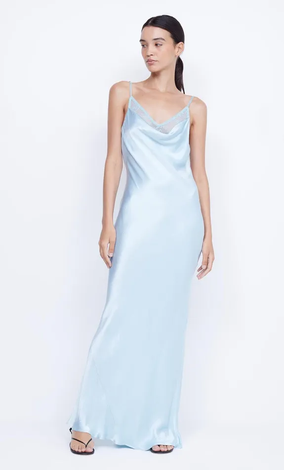 Bec Bridge Event Wear Dresses ARABELLA BACKLESS DRESS Dolphin Blue 8211 Women