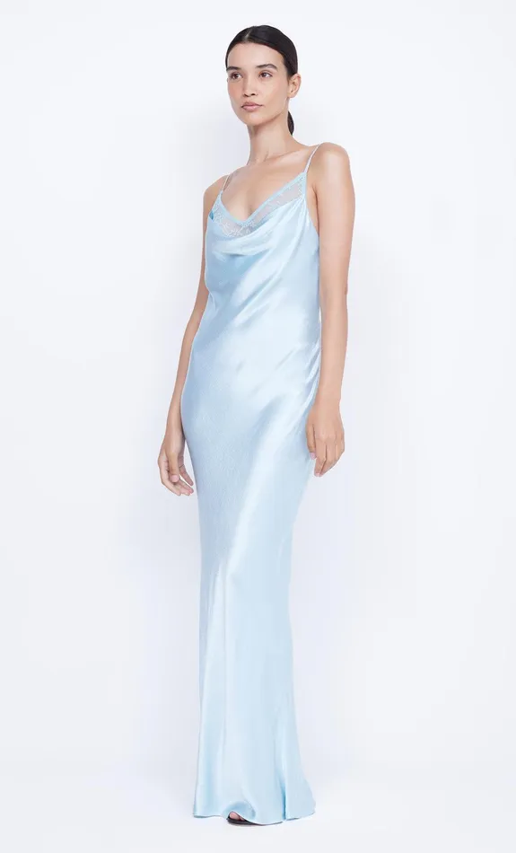 Bec Bridge Event Wear Dresses ARABELLA BACKLESS DRESS Dolphin Blue 8211 Women