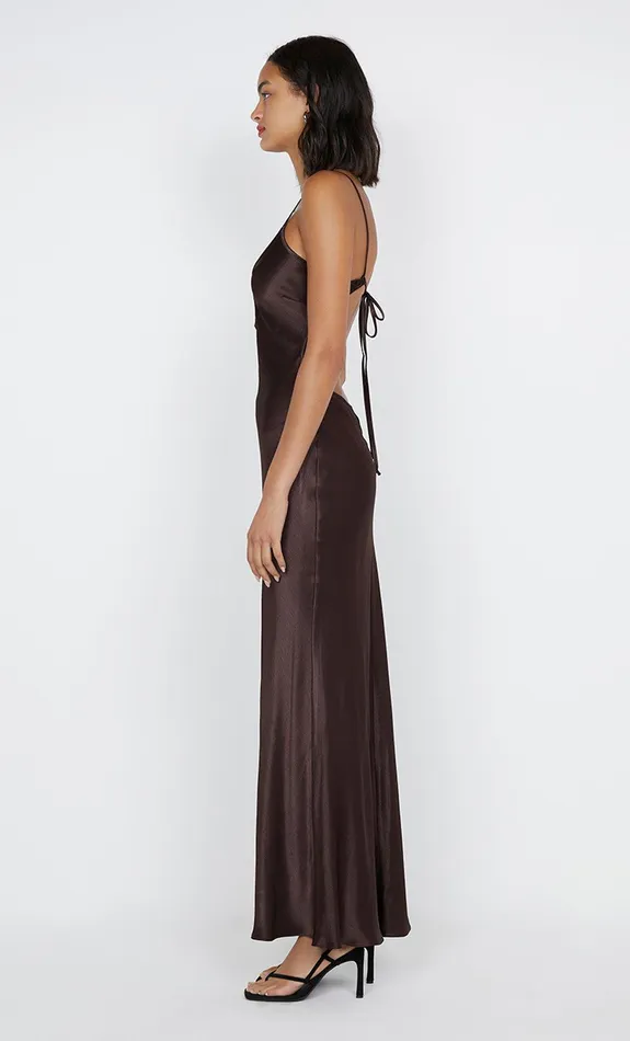 Bec Bridge Event Wear Dresses CEDAR CITY MAXI DRESS Dark Chocolate 8211 Women