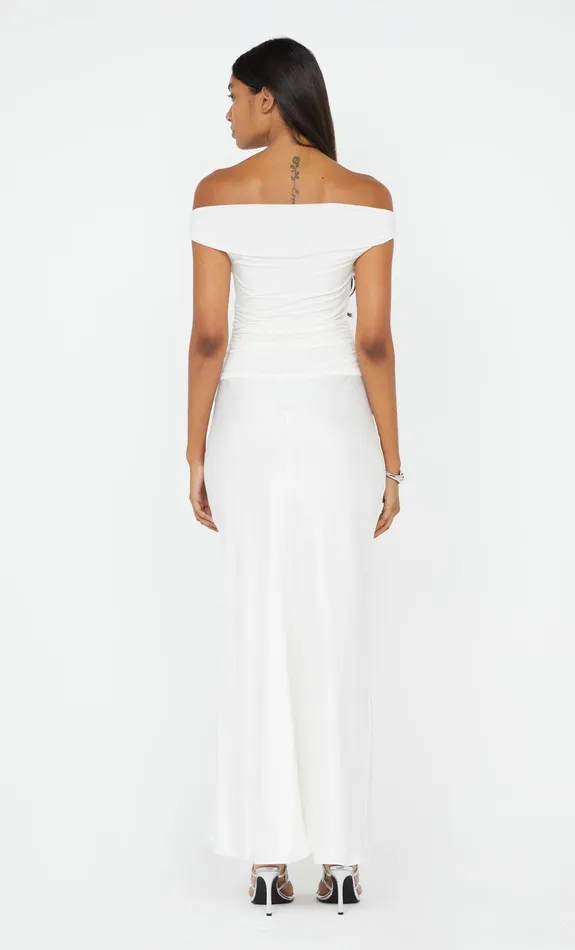 Bec Bridge Event Wear Dresses ELEAH OFF SHOULDER DRESS White 8211 Women
