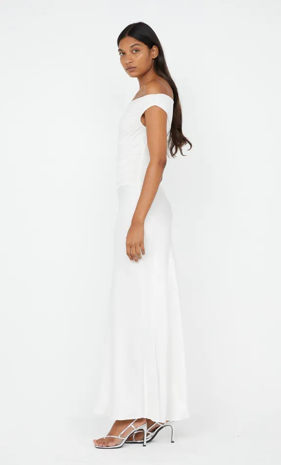 Bec Bridge Event Wear Dresses ELEAH OFF SHOULDER DRESS White 8211 Women