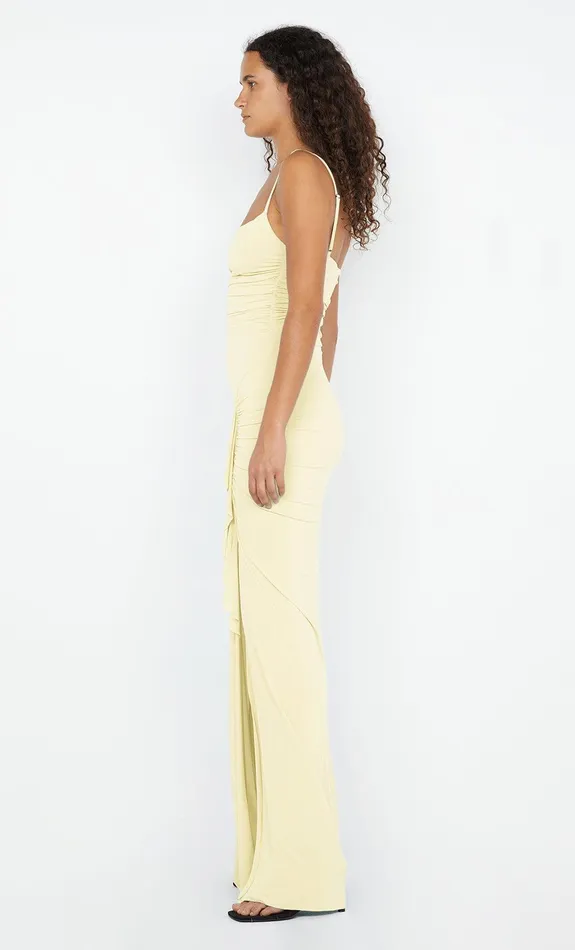 Bec Bridge Event Wear Dresses GRETA RUFFLE DRESS Butter 8211 Women